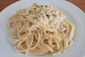 Spaghetti In Schinken Sahne Sosse Von Chrisssi87 Chefkoch Rezept Rezepte Einfache Gerichte Carbonara Rezept