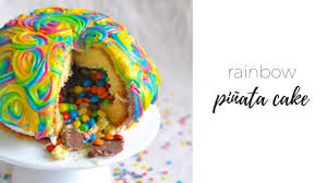 4 december 2015 last updated: Lime Macadamia Rainbow Pinata Cake With A Surprise Inside