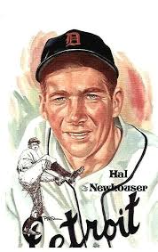 HAL NEWHOUSER Perez Steele Hall Of Fame Postcard