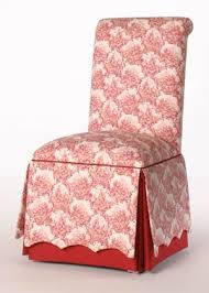 Roll Back Parsons Chair With Scalloped Skirt Slipcovers For Chairs Parsons Chairs Upholstered Swivel Chairs