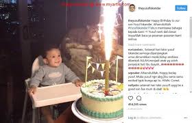 Hari Ini Anak Hairul Hanis Yusuf Iskandar Genap Setahun Pejam Celik Hari Ini 3 Mei Putera Sulung Kepada Pasangan Hairul Azree Anak Kelahiran Bahagia