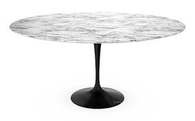 Saarinen tisch saarinen table tulip table cow hide rug round dining table decoration interior inspiration home goods furniture. Knoll International Saarinen Round Dining Table 152 Cm Black Arabescato Marble White With Grey Tones By Eero Saarinen 1955 1957 Designer Furniture By Smow Com