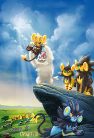 The Shinx King Art Print Etsy Cute Pokemon Pictures Pokemon Shinx Cute Pokemon Wallpaper