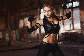 Any ring i step into is mine. Heaven Cosplay Sonya Blade Cosplay From Mortal Kombat Did You