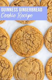 Chewy Guinness Gingerbread Cookies Recipe Cookie Recipes Gingerbread Recipe Ginger Bread Cookies Recipe