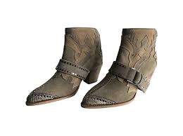 Ballerines zadig & voltaire pointure 38/39 facon serpent bon etat 375€. Zadig Voltaire Cara Ankle Boots Leather Taupe Ref 57565 Joli Closet