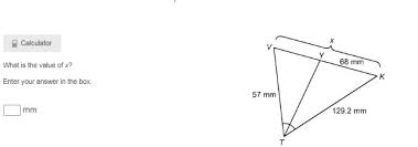Side a b is labeled as 9. What Is The Value Of X Enter Your Answer In The Box Brainly Com