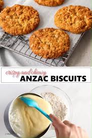 Easy Anzac Biscuits Video Recipe Video In 2020 Easy Anzac Biscuits Anzac Biscuits Cookie Recipes