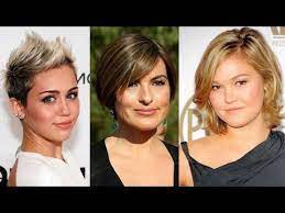 Layered long front is the best choice for hiding round face. Short Haircut For Ladies With Round Faces For 2018 Trendy Pixie Bob Hairstyles Youtube