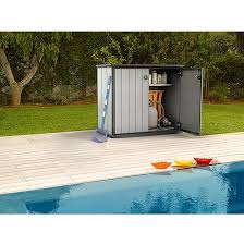 Keter Universalbox Patio Store 140 X 77 X 120 Cm Grau In 2020 Terassenideen Bauhaus Gartenbox
