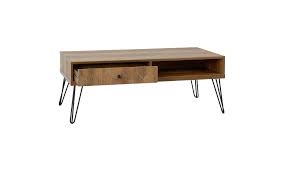 Featuring a unique blend of vintage industrial and contemporary style elements, the. Ottawa 1 Drawer Coffee Table Art At Home