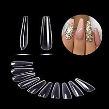 Check spelling or type a new query. Amazon Com Vcedas Flake Nails Ballerina Long 500pcs Acrylic Nail Full Cover 10 Sizes Artificial Nails Coffin Natural Ballerina Shaped Nail Tips With Bag For Nail Salons And Diy Nail Art Clear Beauty