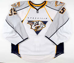 Fashion, motors, electronics, sports & leisure, health & beauty 2008 09 Pekka Rinne Nashville Predators Game Worn Jersey Rookie 1st Career Shutout Photo Match Team Letter Gamewornauctions Net