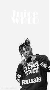 Juice wrld black and white wallpaper. Juice Wrld Wallpaper In 2021 White Rapper Rap Wallpaper Juice Rapper