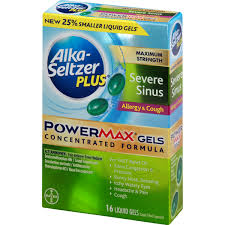 Adhd symptoms or flu powermax gels contain alka seltzer plus cold and flu directions. Alka Seltzer Plus Severe Sinus Powermax Gels Hy Vee Aisles Online Grocery Shopping