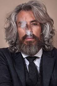 Grey hair is cooler than ever before and, when worn in the right way, it can create a seriously sophisticated look that other colors cannot. 40 Amazing Silver Fox Hairstyles For Men Men Wear Today Haircuts Long Hair Styles Men Hair And Beard Styles Grey Hair Men