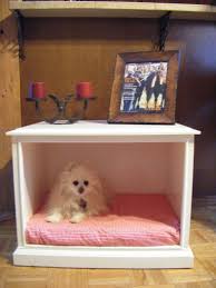 Find a perfect bed for your dog, a cat is a difficult task and also it is crucial to find a bed that caters to your pet needs. End Table Dog Bed Via Etsy Camas Para Perros Muebles De Perro Muebles Para Mascotas