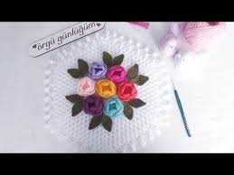 Gullu Bahce Lif Modeli Kurdele Isi Tig Isleri Ve Desenler