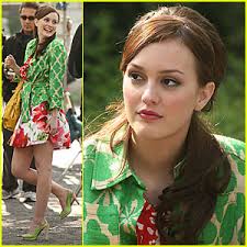 Leighton Meester is a Green Gossip Girl