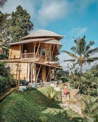 luxury houses airbnb travel island house bamboo house bali
