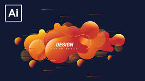 Create Shape Abstract Liquid Adobe Illustrator Tutorial Adobe Illustrator Design Illustrator Tutorials Graphic Design Tutorials