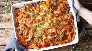 Jamie's chicken & mushroom pasta bake is a delicious family meal: Cheesy Pasta Bake With Chicken And Bacon Nicky S Kitchen Sanctuary