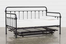 Even better is a daybed with pop up trundle, which allows for even more storage space. Knox Metal Daybed With Revive Pop Up Trundle Pop Up Trundle Metal Daybed Daybed With Trundle