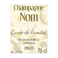 Etiquette De Bouteille De Champagne A Imprimer Etiquette Bouteille Bouteille De Champagne Etiquette Champagne