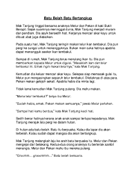 Eee lamak sik ndiat cerita tuk eh. Doc Batu Belah Batu Bertangkup Noramnah Meng Academia Edu