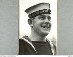 Informal portrait of W/825 Leading Seaman Albert Ernest Henry Knights from  Williamstown, ...