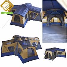 Base Camp Tent Huge Family Cabin 4 Dome Rooms 14 Person Hiking Camping Fishing Family Tent Camping Tent Tent Camping