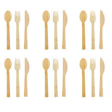 Satu setnya terdiri dari sendok, garpu, sera sepasang sumpit. 1 100 Pcs Dengan Harga Murah Ramah Lingkungan Sekali Pakai Bambu Sendok Garpu Pisau Set Kayu Bambu Sendok Garpu Sendok Garpu Set Pesta Pernikahan Restoran Menggunakan Sekali Pakai Set Alat Makan Aliexpress