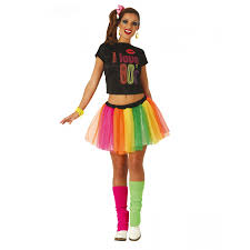 Pour cette soirée disco d'entreprise : Tenue De Danseuse Disco Avec Tutu Colore