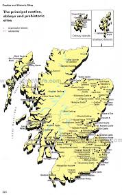 Discover scotland's regions, cities & some of the country's most famous destinations, plus travel times from london, ireland, major uk cities & europe. Map Of Scotland Principal Castles Abbeys And Prehistoric Sites Planetware