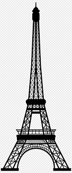 Gambar hitam dan putih menara eiffel paris perancis. Menara Eiffel Silhouette Paris Fotografi Monokrom Png Pngegg