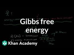 Markstein earlier, in a restrictive form. Gibbs Free Energy Introduction Video Khan Academy