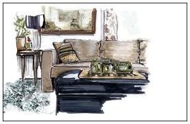 Technicolour Spaces Interior Design Sketches Interior Rendering Interior Design