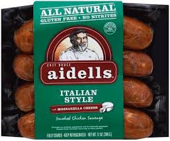 Using the warmed up pot that the pasta was in, add in the cream cheese and milk. Aidells Smoked Chicken Italian Style With Mozzarella Cheese Sausage 12 Oz Nutrition Information Innit
