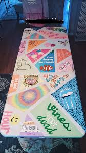 Hand Painted Beer Pong Table In 2020 Beer Pong Table Painted Diy Beer Pong Table Beer Pong Table Diy