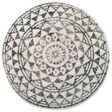 hk living vloerkleed badmat rond groot o120cm badmat vloerkleed vloerkleed kinderkamer