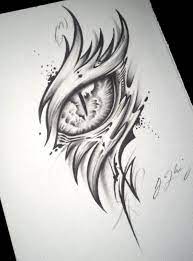 Maybe you would like to learn more about one of these? Dragon Eye Tattoo Alpha By J Kings Art Dragon Art Cool Drawings Drawings