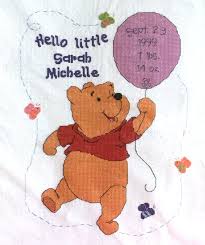 Maybe you would like to learn more about one of these? Disney Winnie The Pooh Hello Little One Counted Cross Stitch Keepsake Kidsroomtreasures Com