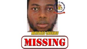 Missing: Nicholas Patrick Greaves