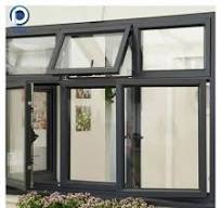 Awning Window Thermal Break Aluminum Double Triple Glazing Glass Awning  Window