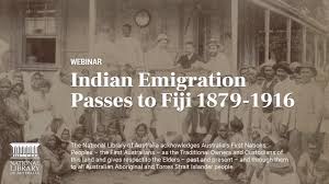 Indian Emigration Passes to Fiji, 1879 ...