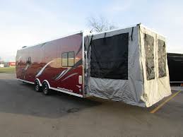I don't mind the toy hauler, i am kind of a minimalist, bathroom shower, stove and i am more than good. Rv Toy Haulers Custom Enclosed Cargo Trailers And Car Trailers Cargo Trailer Camper Cargo Trailer Conversion Toy Hauler Camper