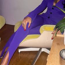 Violet Attico Stirrups - Gem