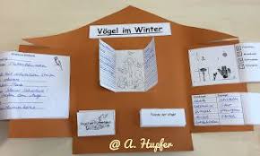 Grundschulblogs De Vogel Im Winter Sachunterricht Grundschule Lapbook Ideen