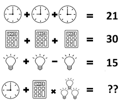 Math puzzles whatsapp forwards whatsapp math puzzle whatsapp puzzles. Clocks Calculator Light Bulb Riddle I M Learning Math