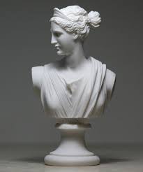 Greek Bust Of Artemis Diana Goddess Art Statue Alabaster Etsy In 2020 Goddess Art Statue Artemis